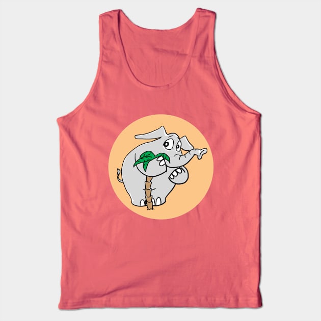 Elephant hiding Tank Top by belugatoons